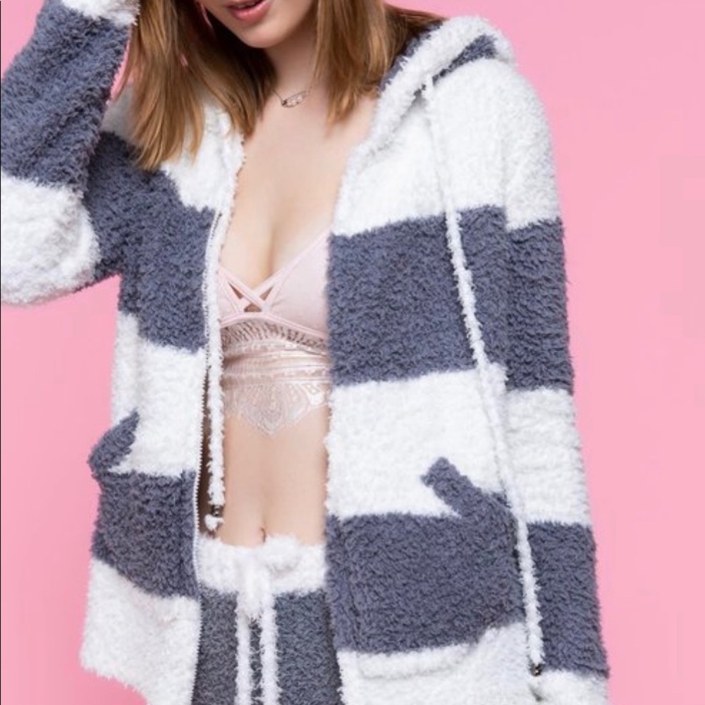 Berber Fleece Hoodie Jacket - Picture 4 of 6